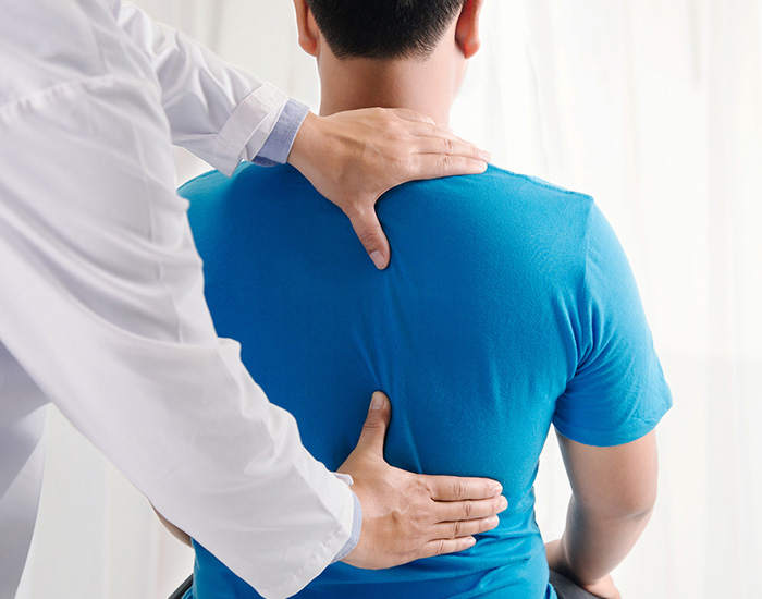 back pain patient, treatment, medical doctor, massage therapist